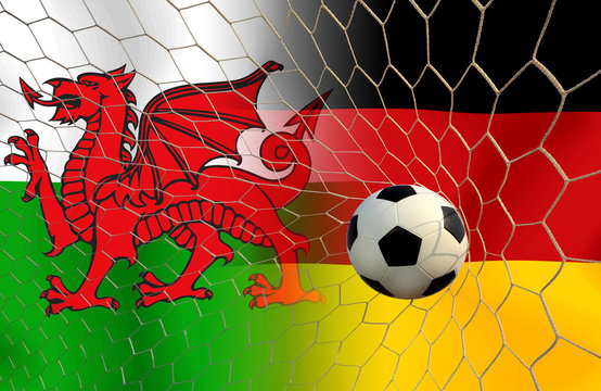 Final round between the football national team Welsh and nationa © Narin Sapaisarn