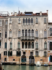 Fototapeta premium 17th century Palazzo Centani Morosini on the Grand Canal in Venice, Italy 