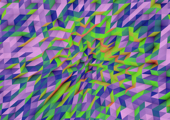 3D Abstract Lowpoly Background.Geometric background consisting of triangles