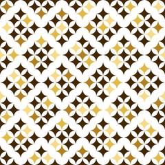 Yellow Retro Seamless Pattern