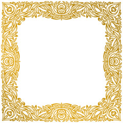 vector Indian floral ornament.