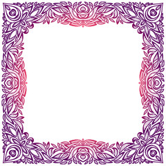 vector Indian floral ornament.