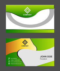 Fototapeta premium Modern business card template 