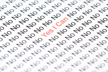 focusing on positive thoughts