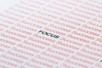 focusing on positive thoughts