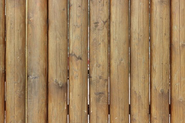 wall made of wooden logs, wood texture