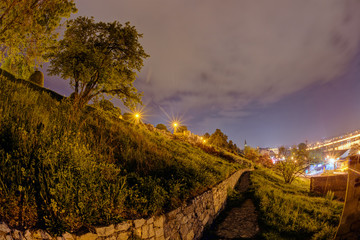 Fototapeta na wymiar Belgrade fortress and panorama view