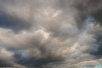 The blue sky with clouds
