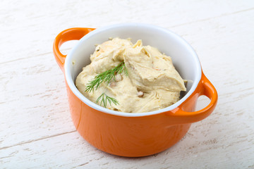 Arabic traditional cuisine - hummus