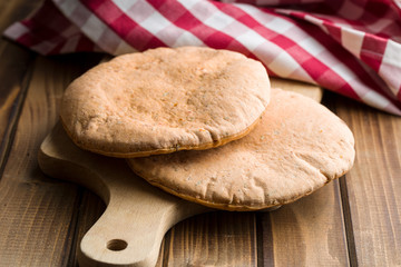 Tasty pita bread.