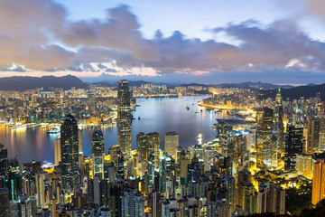 Obraz premium Hong Kong sunrise