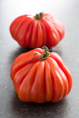Beefsteak tomatoes. Coeur De Boeuf.