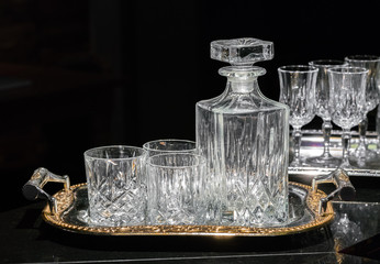 brandy alcohol set glass
