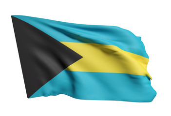 Bahamas flag waving