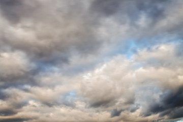 Obraz premium The blue sky with clouds
