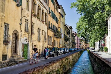 Lucca, Altstadt - obrazy, fototapety, plakaty