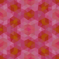 Fototapeta premium Kaleidoscopic low poly triangle style vector mosaic background