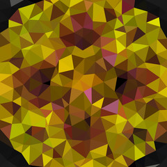 Fototapeta premium Kaleidoscopic low poly triangle style vector mosaic background