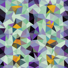 Fototapeta premium Kaleidoscopic low poly triangle style vector mosaic background