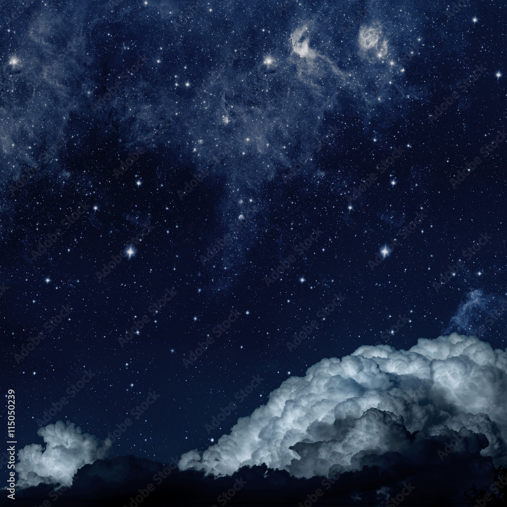 Wall mural night sky