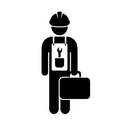 Repair man worker icon