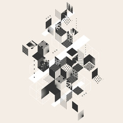 Obrazy na Plexi  Streszczenie nowoczesne tło geometryczne