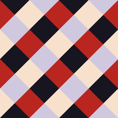 Red Violet Chess Board Diamond Background Vector Illustration