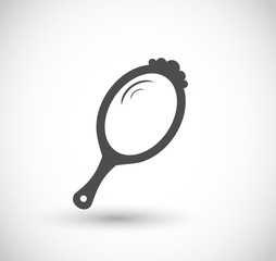 Mirror icon vector
