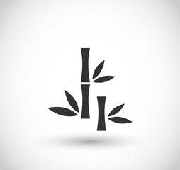 Bamboo icon vector