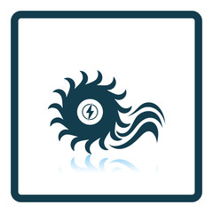 Water turbine icon