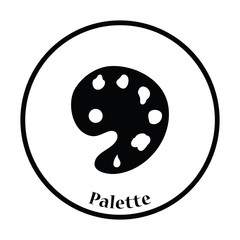Fototapeta premium Palette icon