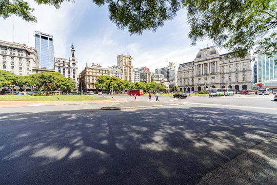 City square of Buenos Aires