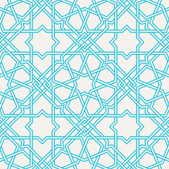 Traditional Islam Geometric pattern, seamless arabesque