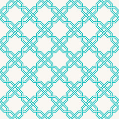 Traditional Islam Geometric pattern, seamless arabesque