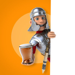 Naklejka premium Roman soldier