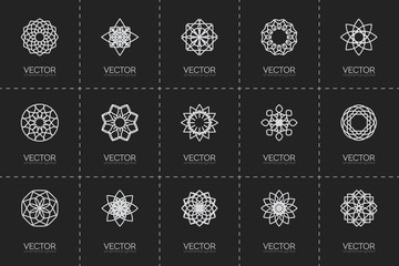 Vector geometric symbols