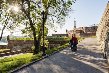 Belgrade fortress and park