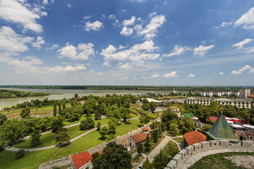 Belgrade fortress and panorama view
