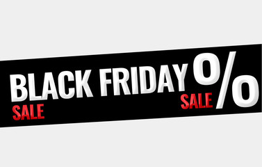 Fototapeta premium Black Friday Sale promotion display design