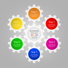 Vector infographic template
