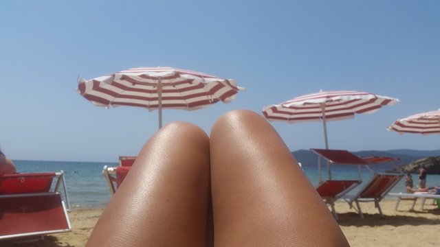 Abbronzatura al mare