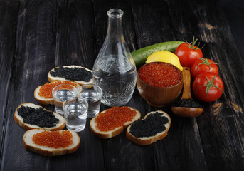 vodka and caviar 