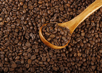 coffee  beans background 