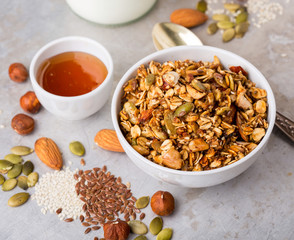 Homemade granola