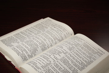 Fototapeta premium Holy Bible open