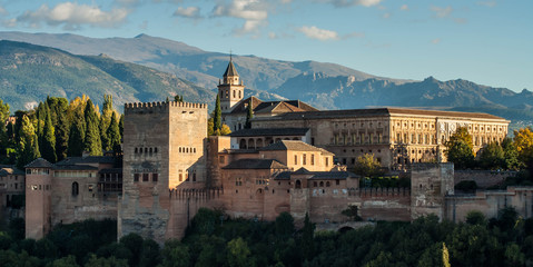 Alhambra, Grenade, Andalousie, Espagne - obrazy, fototapety, plakaty