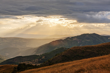 Mountain landscape and panorama view