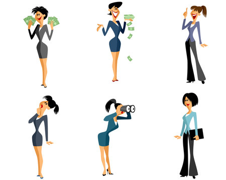 Six businesswomen set