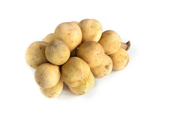 Longkong, Langsat or Lanzones fruit is endemic to Southeast Asia