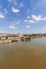 Panorama view on Belgrade old part of town